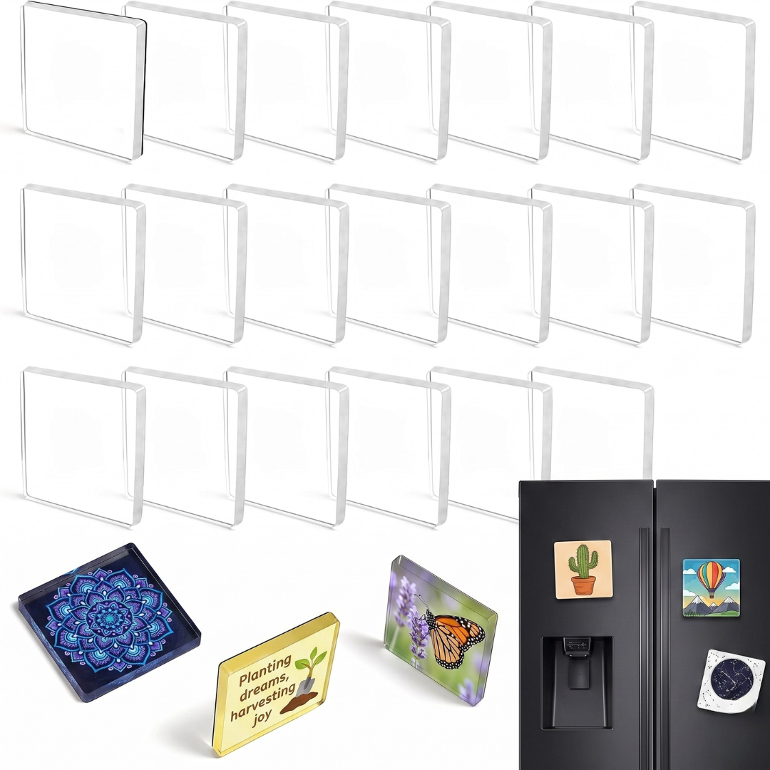 Kids DIY Magnet Making Kit – Create Custom Magnets to Sell & Earn | 20-Pack Craft Business Starter Set