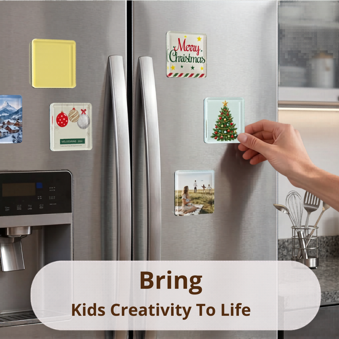 Kids DIY Magnet Making Kit – Create Custom Magnets to Sell & Earn | 20-Pack Craft Business Starter Set