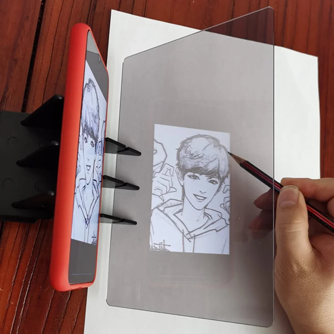 Optical Tracing Drawing Board – Portable Light Projector for Kids' Art
