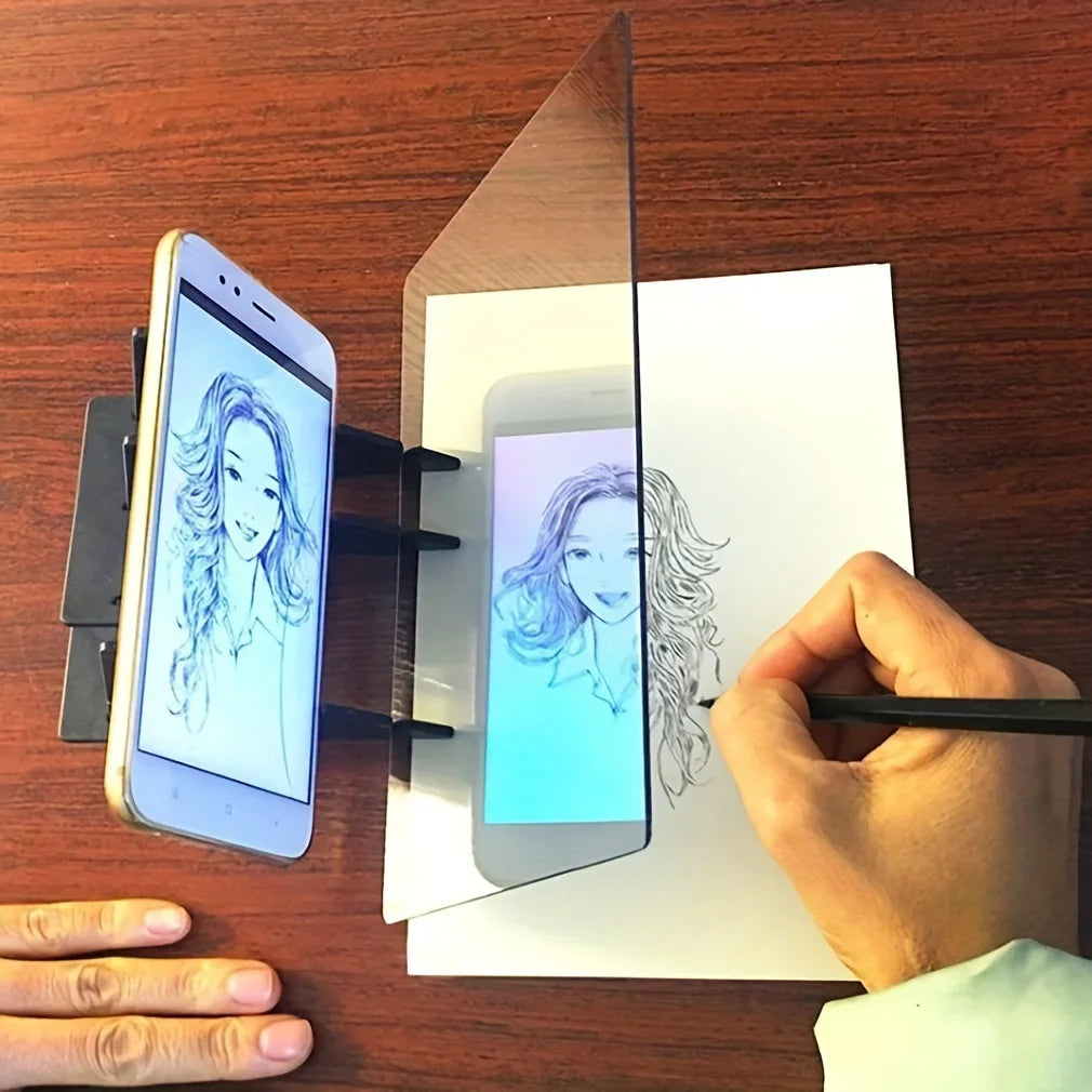 Optical Tracing Drawing Board – Portable Light Projector for Kids' Art