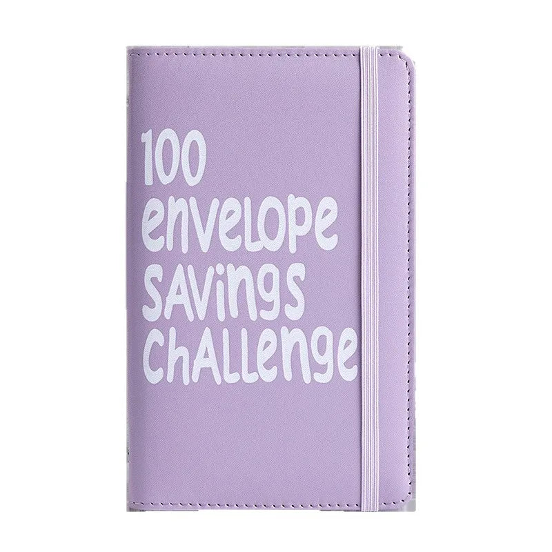 100 Envelope Challenge Binder – Fun Kids' Savings Tracker with Cash Envelopes