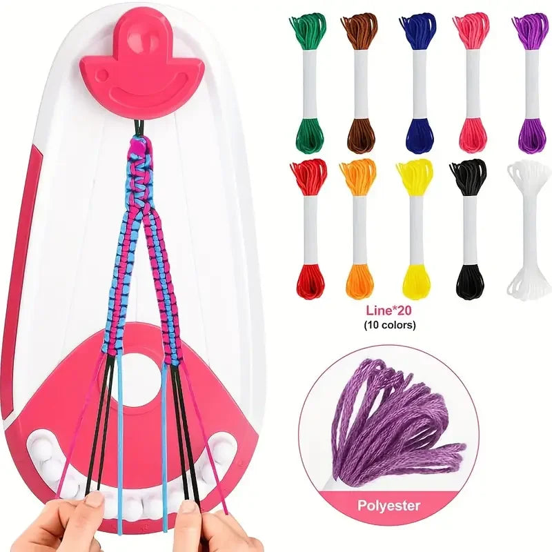 DIY Bracelet-Making Kit for Kids – Handwoven Friendship Craft Set